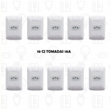 Kit 10 Cj Tomada 10a 4x2 - Tramontina Aria